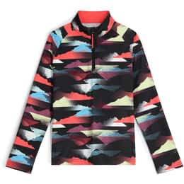 Spyder Girls' Surface Half Zip Pullover