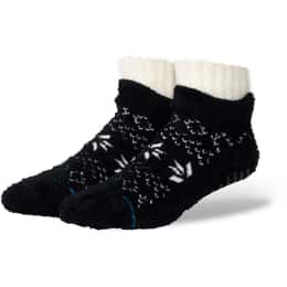 Stance Women's Snowflake Cozy Slipper Quarter Socks