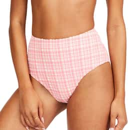 Billabong Women's Pink Tide Hi Retro Bikini Bottoms