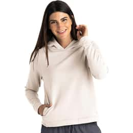 Free Fly Women's Bamboo Lightweight Fleece Cropped Hoodie