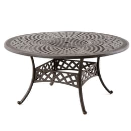 Hanamint Berkshire 60" Round Table With Lazy Susan