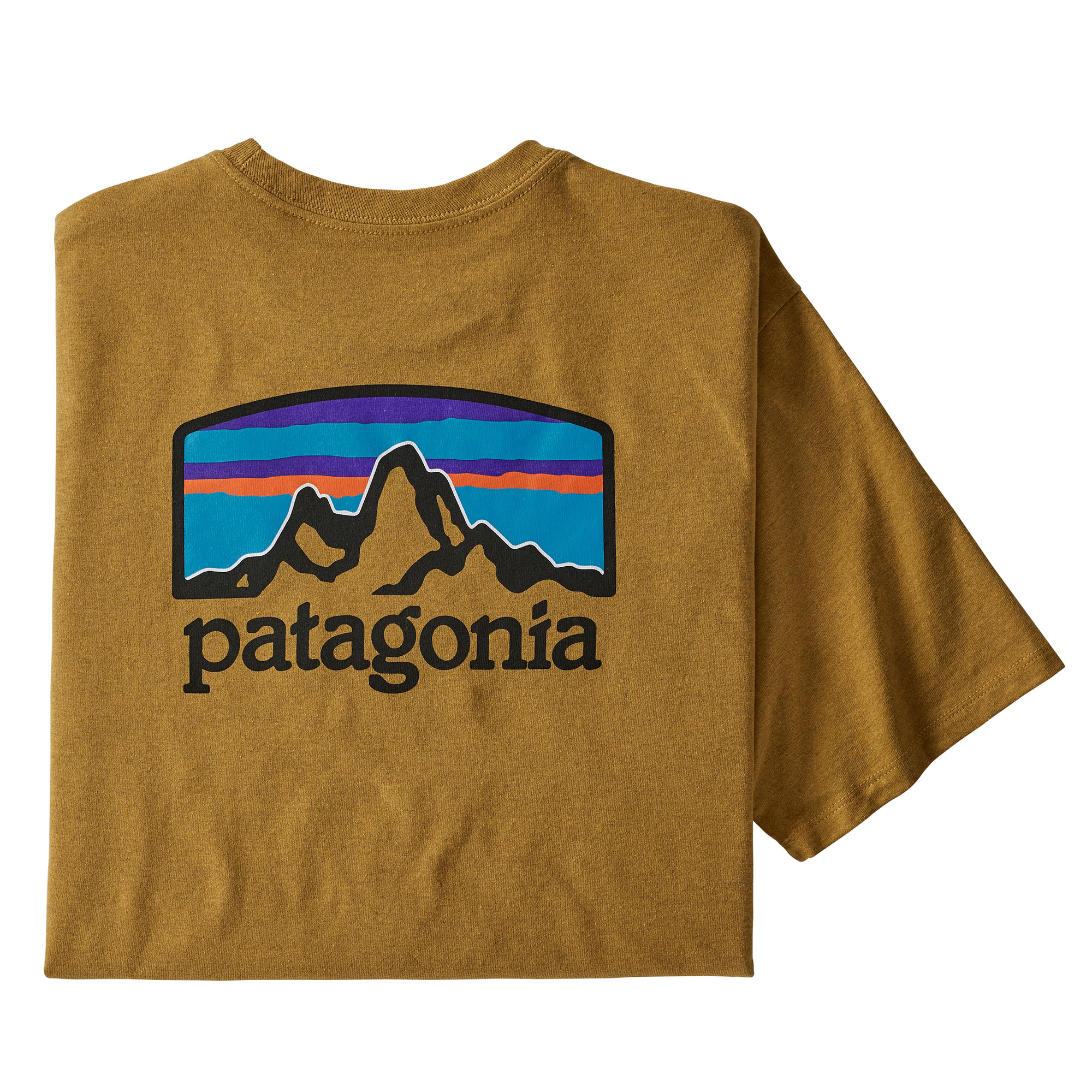 Patagonia Men's Fitz Roy Horizons Responsibili-Tee T-Shirt in White