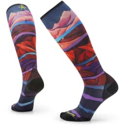 Smartwool Women's Ski Zero Cushion Print Over The Calf Socks