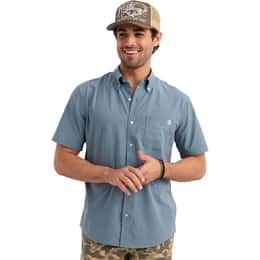 Huk Men's Kona Button-Down Short Sleeve Shirt