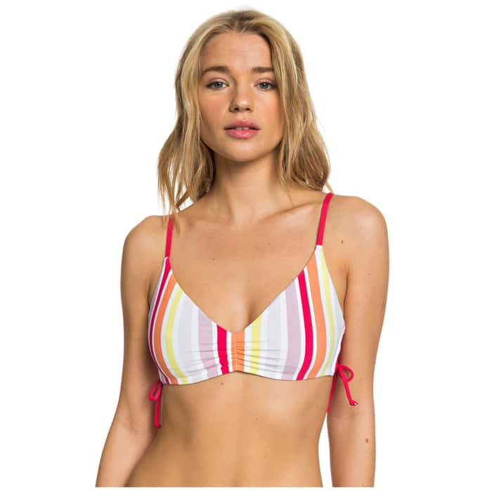 Roxy Women's Printed Beach Classics Athletic Triangle Bikini Top