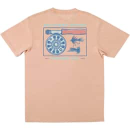 Southern Marsh Men's Seawash Fly Reel Short Sleeve T Shirt