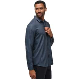 TravisMathew Men's Country Mile Long Sleeve Button Up Shirt