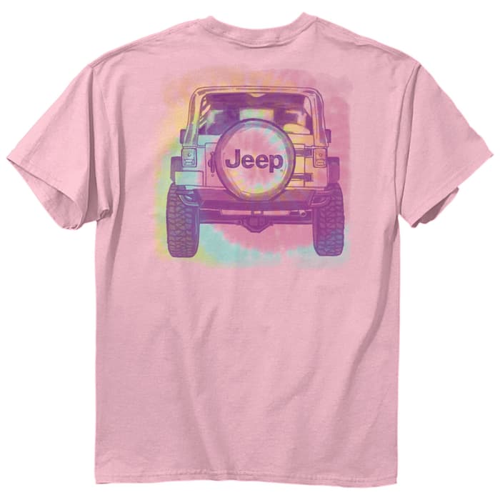 Jeep Mens Tie Dye Wrangler T Shirt Sun & Ski Sports