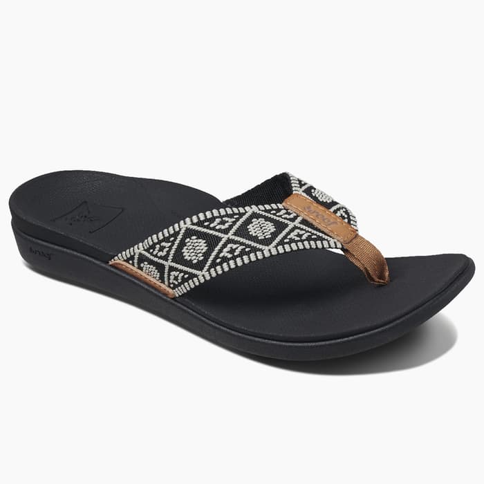 womens reef ortho flip flops