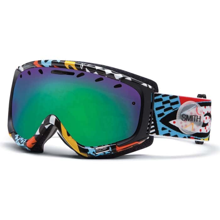Smith Phenom Snow Goggles with Green SOL-X Lens