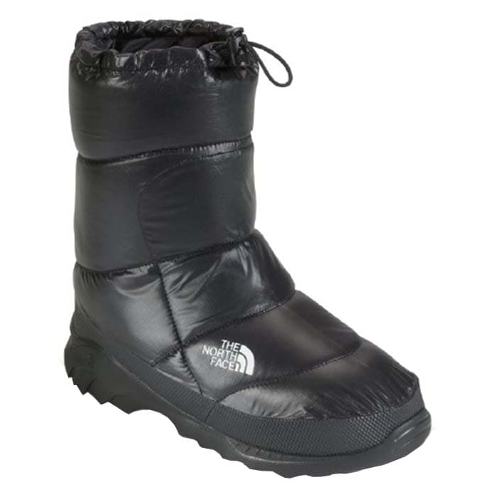 the north face nuptse apres down insulated booties in cream