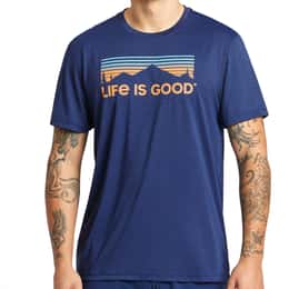Life Is Good Men's Scenic Mountain Vista Active Shirt