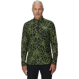 Spyder Men's Podium Half Zip T-Neck Long Sleeve Shirt
