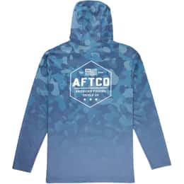 AFTCO Men's OG Camo UVX LS Hoodie