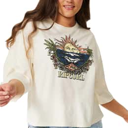 Rip Curl Women's Shore Break Heritage Crop T Shirt