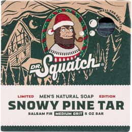 Dr Squatch Snowy Pine Tar Bar Soap