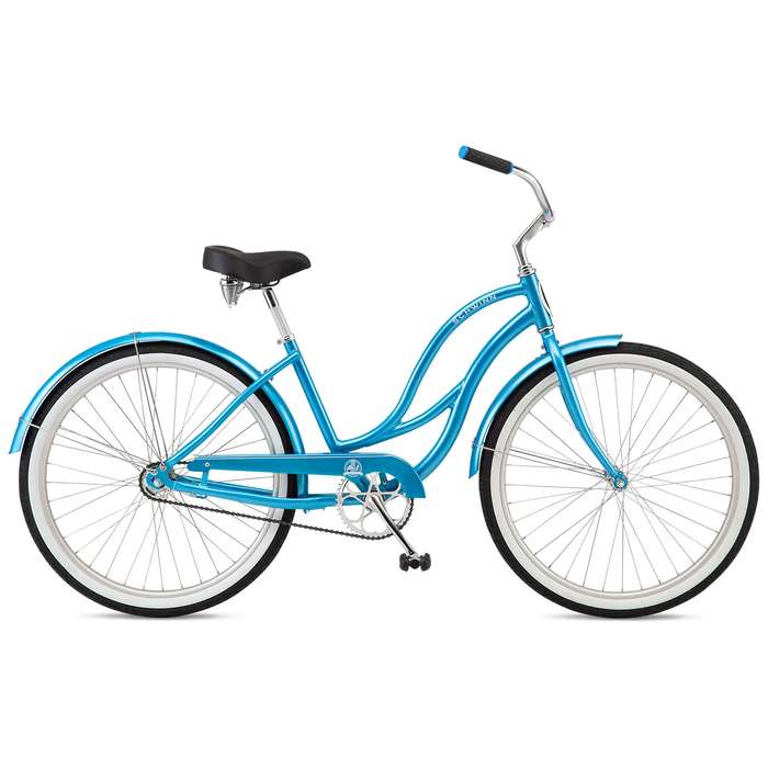 schwinn bicycle beach cruiser "Suburban" - Green speed drivetrain and rear coaster brake ensure easy handling Schwinn Womens Aluminum 1 Beach