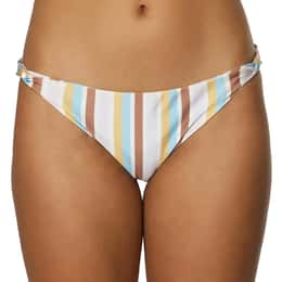 O'Neill Women's Heidi Stripe Sunset Twist Side Swim Bottom