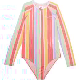 ROXY Girls' Ocean Treasure Onesie Swimsuit