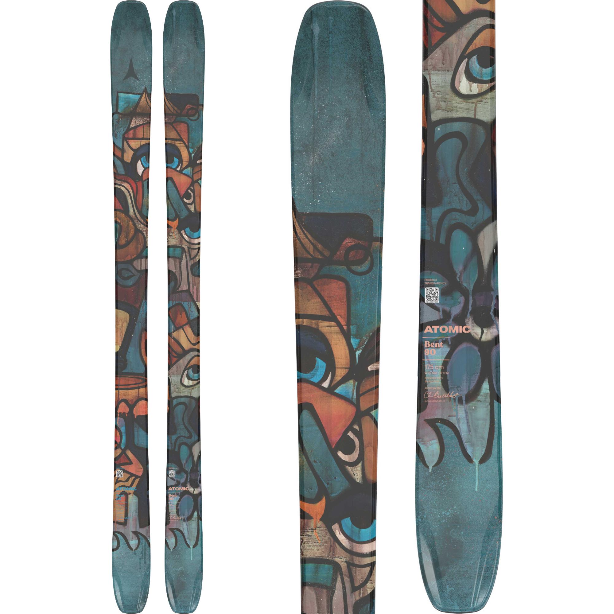 美品 Atomic Bent 90 175cm Marker Griffon Atomic Bent 90 Skis '26 - Sun & Ski Sports
