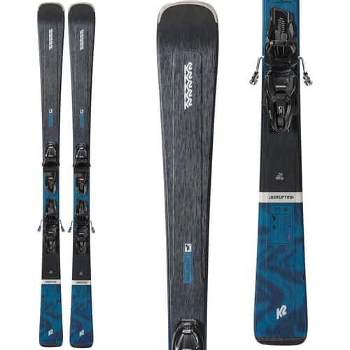 K2 Women's Disruption 75W Snow Skis with ERP 10 Quikclick Bindings '25 alt image view 1