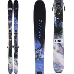 LINE Men's Pandora 85 Skis with Marker Squire 11
