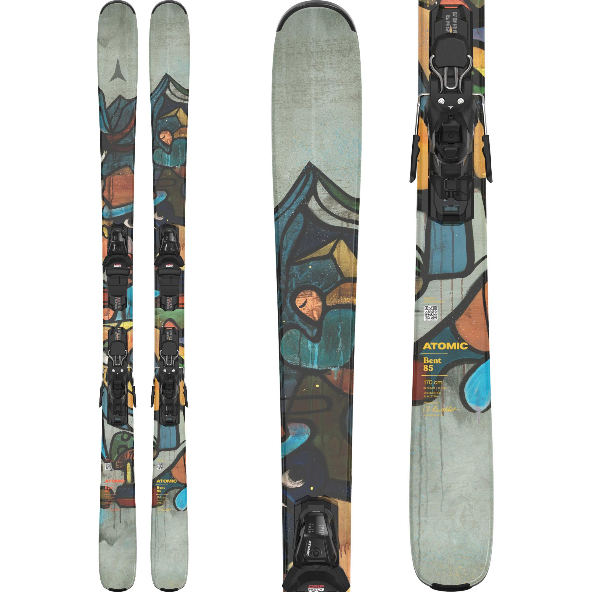 atomic bent 85 164cm ＋marker griffon13 Atomic Bent 85 R Skis w/ M10 Bindings '26 - Sun & Ski Sports