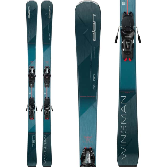 Elan Men's Wingman 78 TI Skis with ELS 11.0 GripWalk Shift Bindings '2