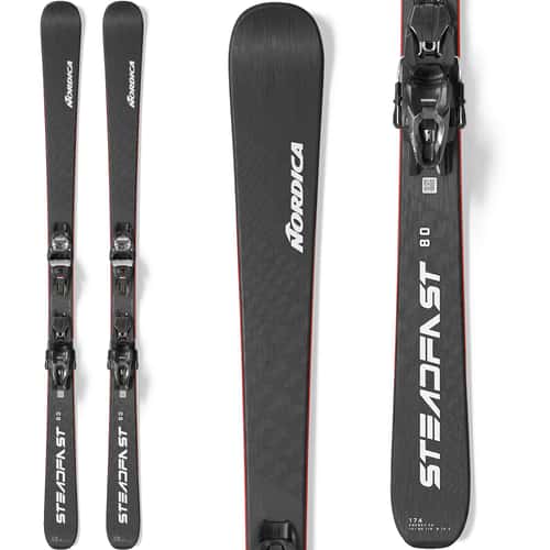 Nordica Men's Steadfast 80 CA Skis with TP2 Compact 10 FDT Bindings '25 alt image view 1