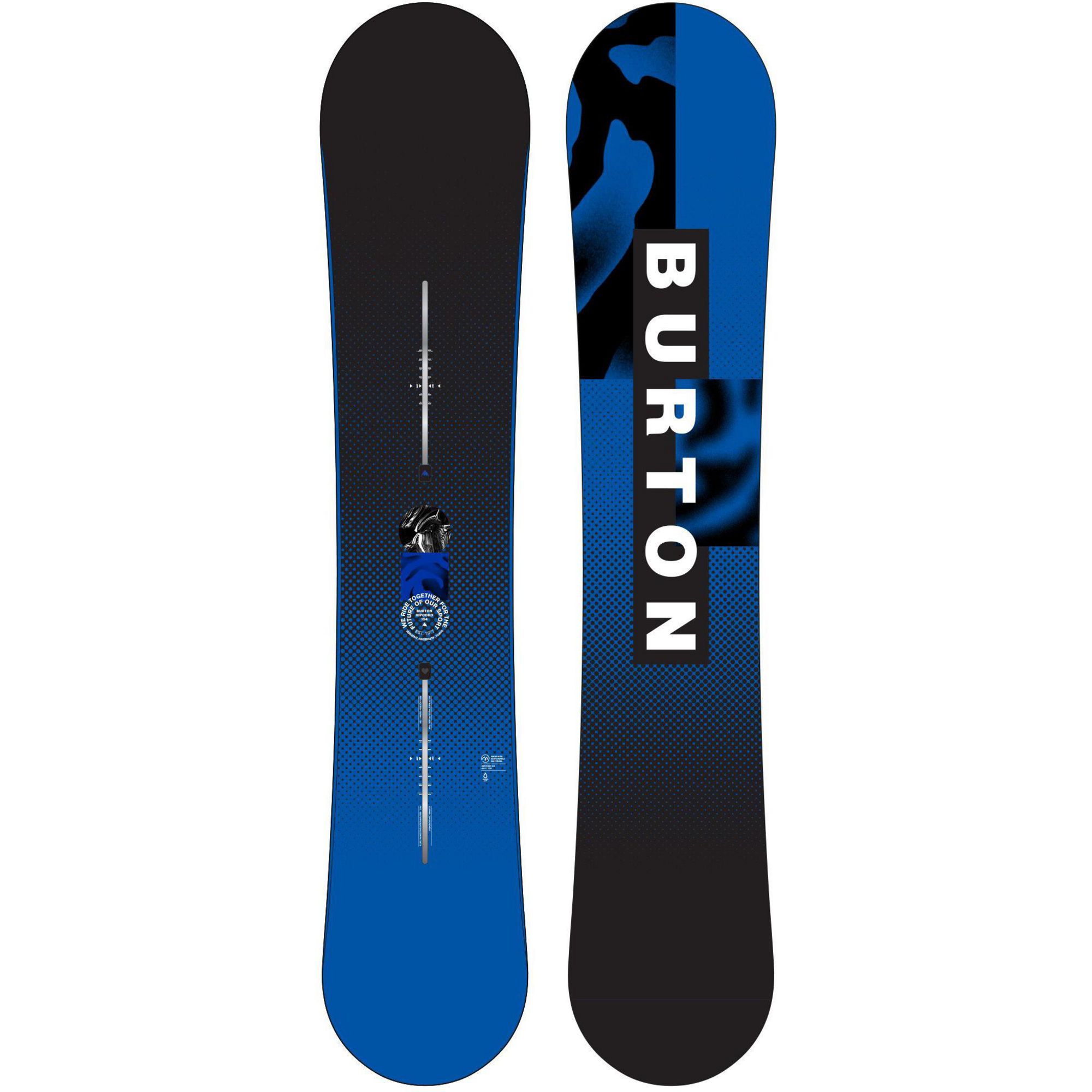 Burton Mens Ripcord Wide Snowboard 25 Sun Ski Sports