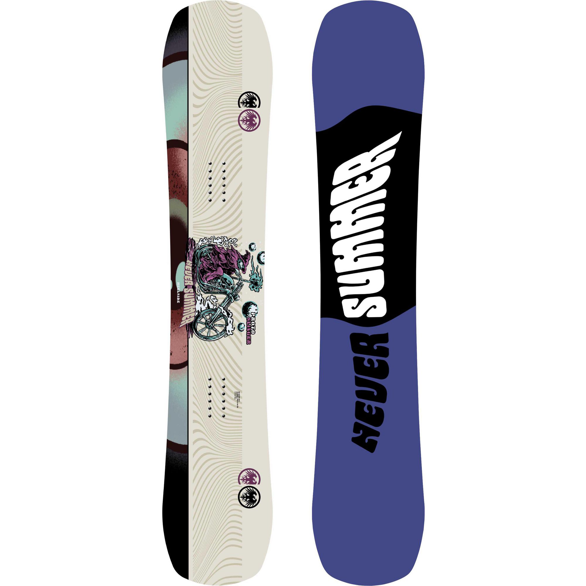 Never Summer Mens Proto Slinger X Snowboard 24 Sun Ski Sports