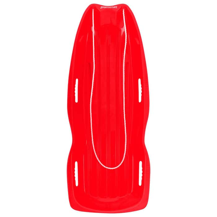 Sportsstuff Kids' Plastic Toboggan 48" 2 Person Sled