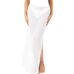 ROXY Women's Crochet Pull On Long Skirt