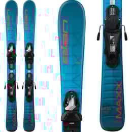 Elan Kids' Maxx Blue Skis with EL 4.5-7.5 GripWalk CA Jrs Bindings '25