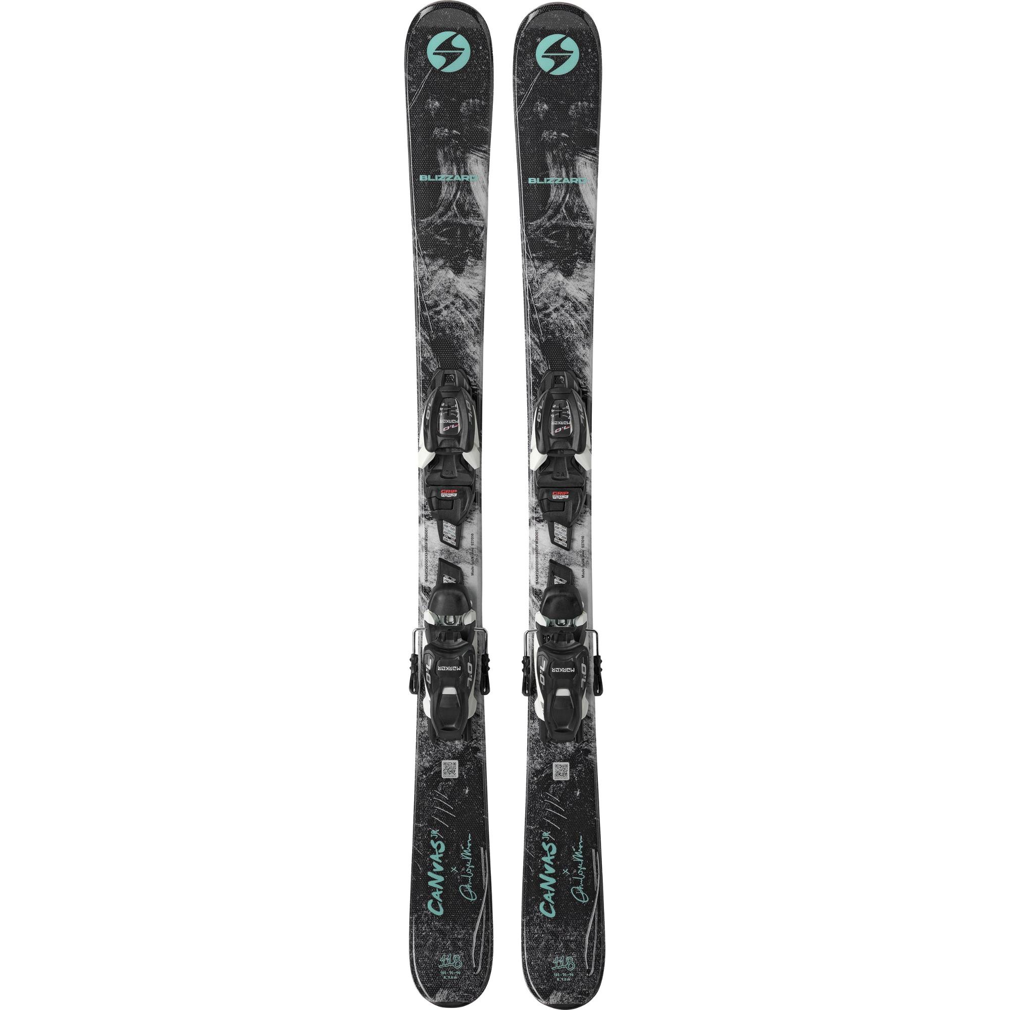 Blizzard Kids' Canvas Jr. Skis w/ FDT 4.5 Bindings '27 - Sun & Ski