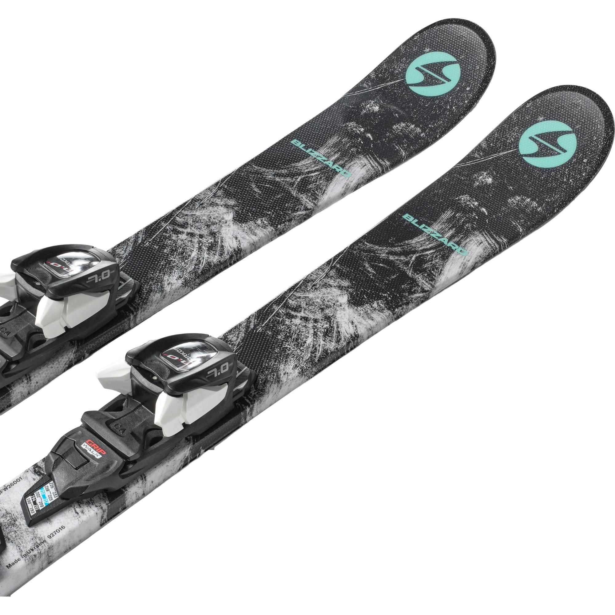 Blizzard Kids' Canvas Jr. Skis w/ FDT 4.5 Bindings '27 - Sun & Ski