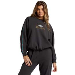 Billabong Women's Swipe Right Kendal Crew Neck Sweatshirt