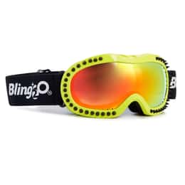Bling2o Kids' Icicle in Lime Ski Goggles