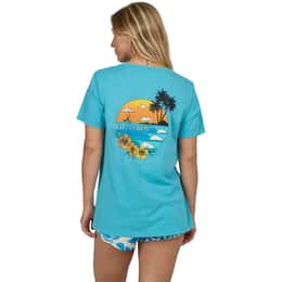Salty Crew Women's Sunset Boyfriend T Shirt
