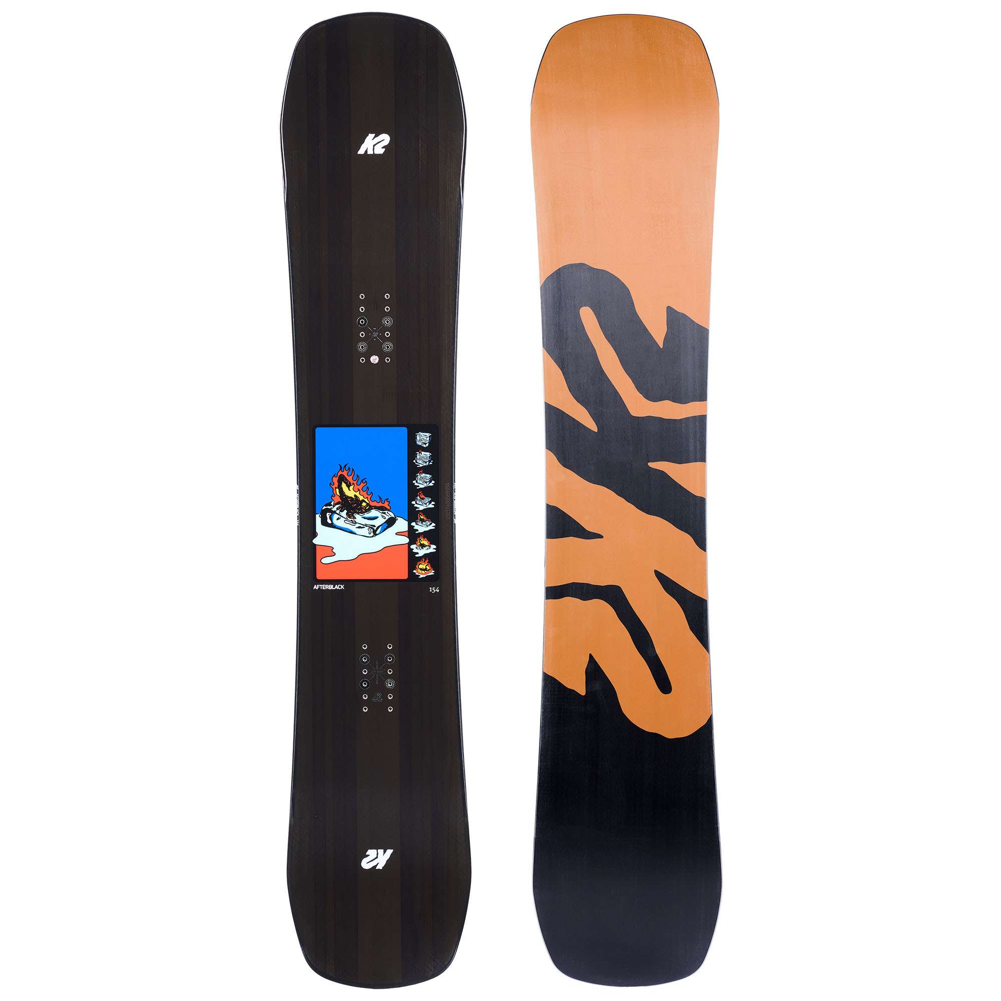 K2 Snowboarding Men's Afterblack Wide Snowboard 23