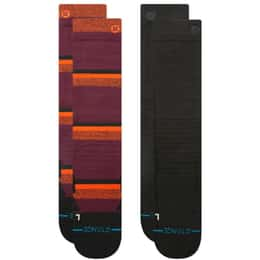 Stance Men's Medium Poly Snow OTC Socks 2 Pack