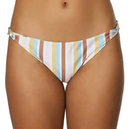 O'Neill Women's Heidi Stripe Sunset Twist Side Swim Bottom