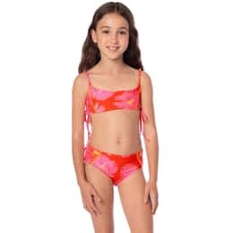 Maaji Girls' Water Blossom Seychelles Bikini Set