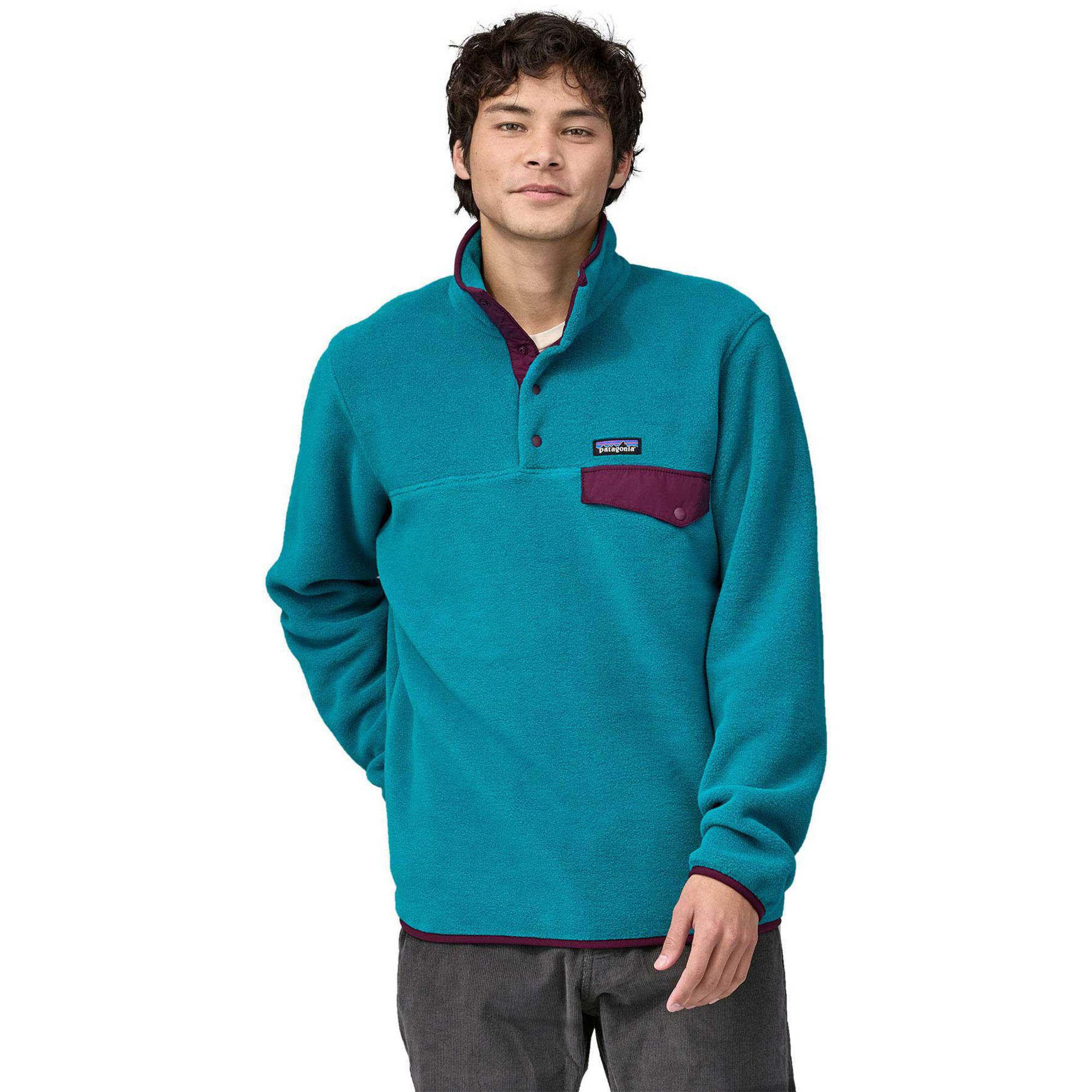 Patagonia synchilla snap hotsell T pullover Teal Green Medium