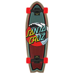 Santa Cruz Classic Wave Splice Shark Cruiser Skateboard