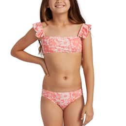 Billabong Girl's Way To Love Ruffle Bikini Set