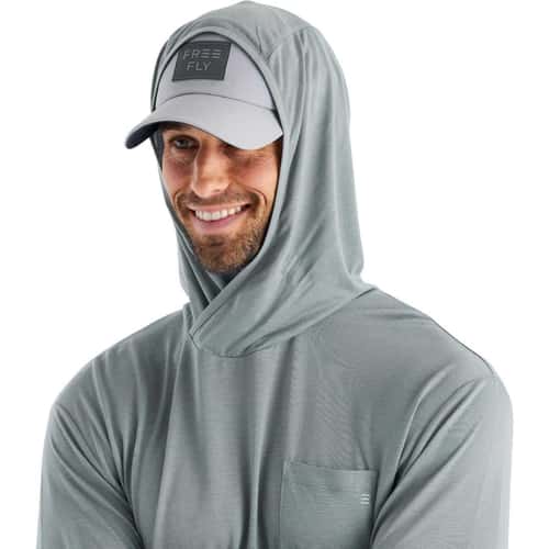 Free Fly Men's Bamboo Lightweight Hoodie alt image view 3