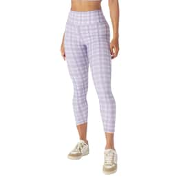 Glyder Women's Sultry 7/8 Amethyst Madras Plaid Leggings