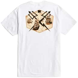 Dark Seas Men's Treasure Map Stock T Shirt