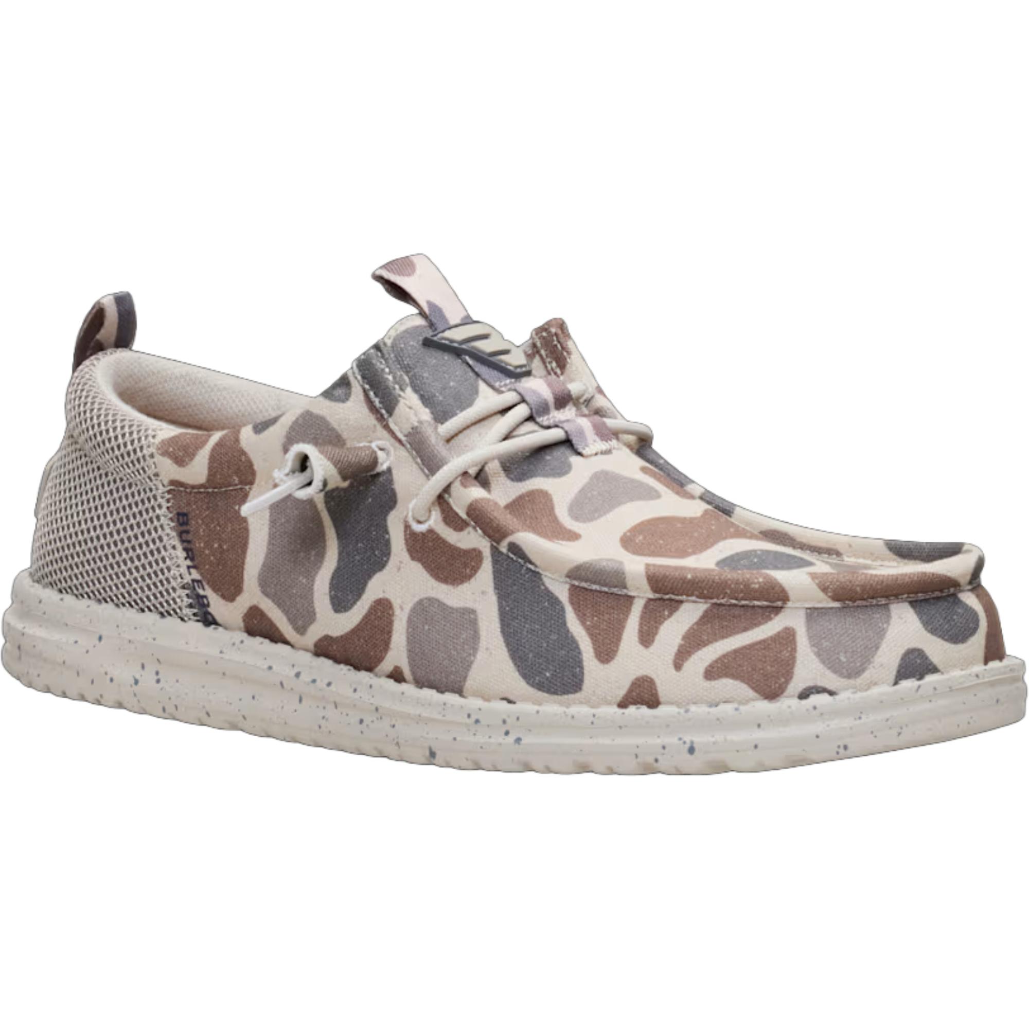 Hey Dude Men's BURLEBO Wally Funk Deer Camo Shoes - Sun & Ski Sports